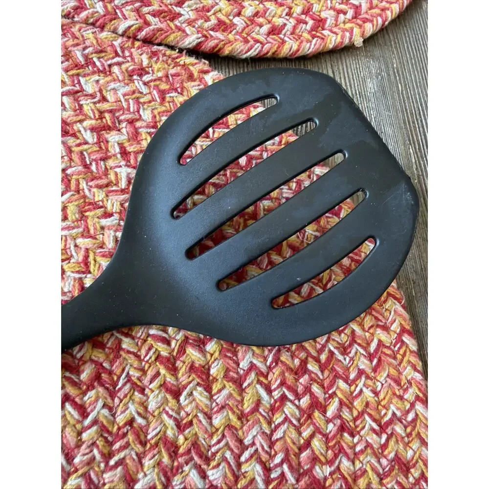 OXO Good Grips Black Nylon Square Slotted Turner / Spatula With comfortable Grip